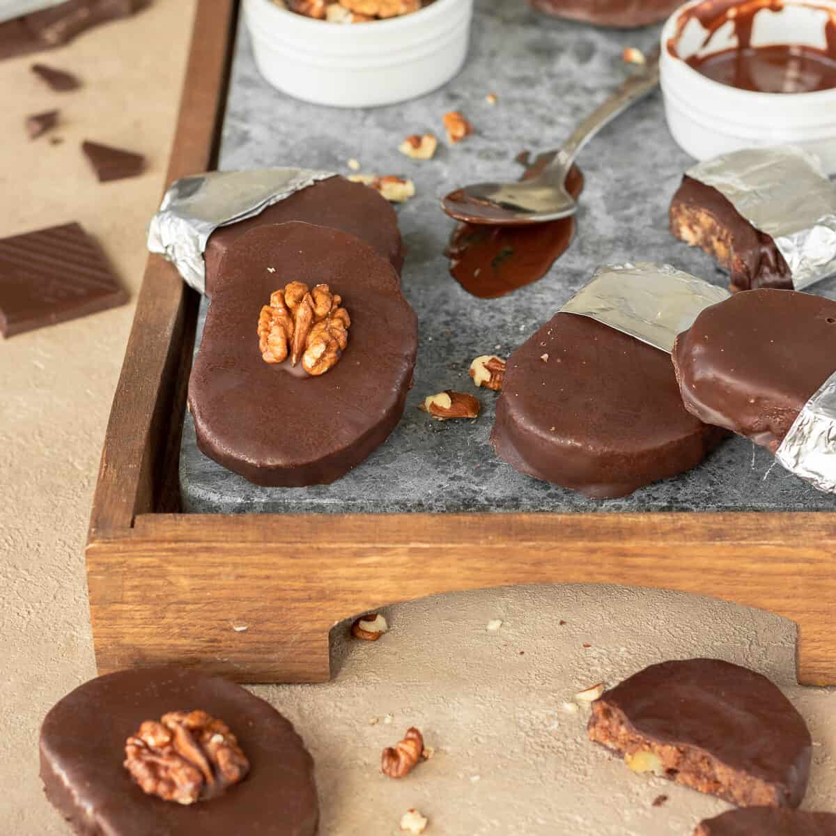 Kariokes – Greek Walnut Filled Chocolates