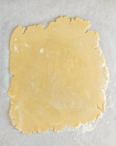 Photo of the pasta flora dough.