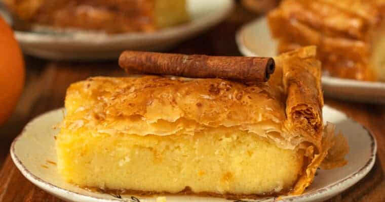 “Galaktoboureko” The Best Greek Custard Pie