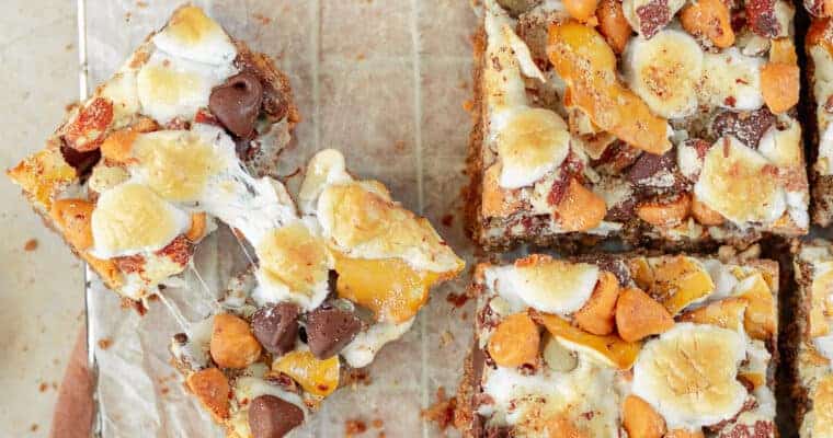Easy Rocky Road S’mores Bars